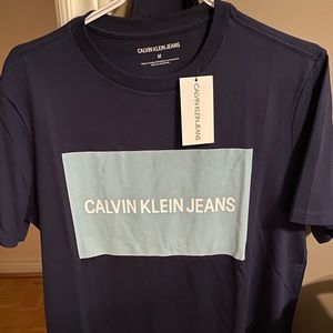 Men’s Medium Calvin Klein Jeans Navy Blue T-Shirt